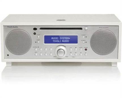 Tivoli Audio Music System Plus HiFi system piano white